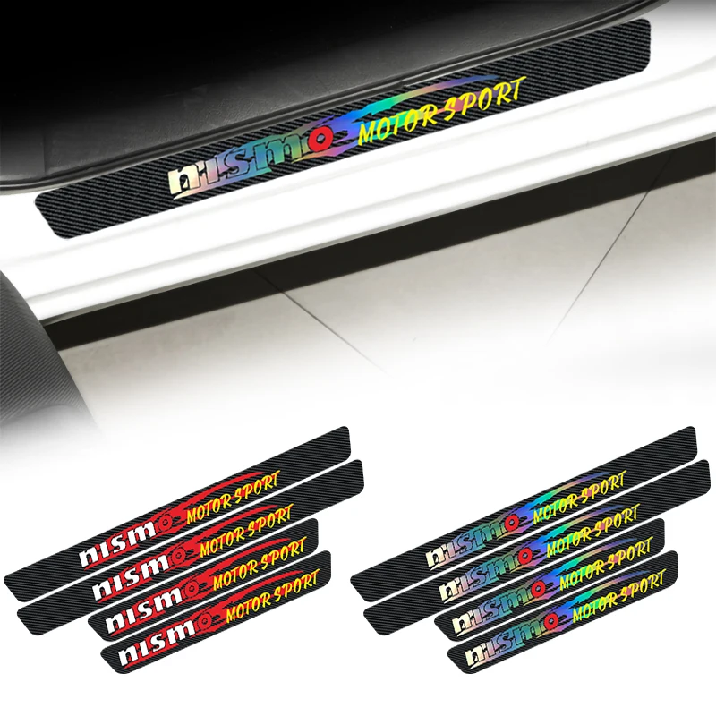 

Наклейка на порог автомобильной двери для Nissan Nismo Altima Versa Sentra Skyline Rogue Qashqai XTrail Frontier