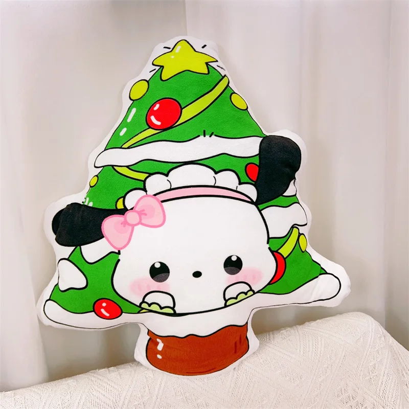 Sanrio мультфильм милый Kuromi My Melody Hello Kitty Рождественская елка Подушка игрушка