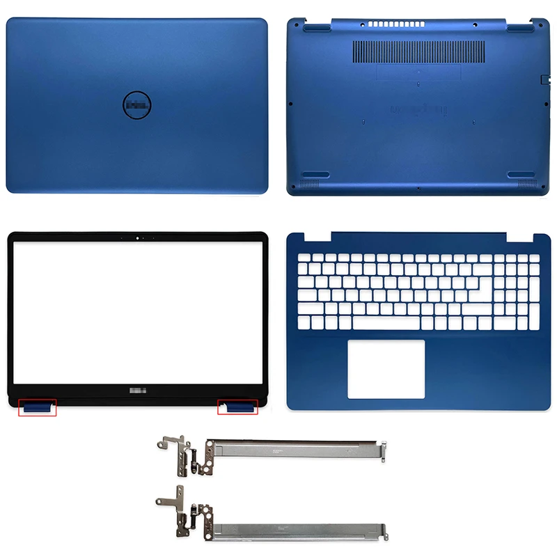 

Новинка для ноутбука Dell Inspiron 15 5584, задняя крышка ЖК-дисплея, передние петли, Упор для рук, Нижняя крышка, задняя крышка A B C D, синяя крышка
