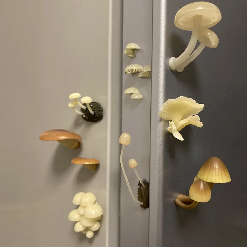 Фото Официальный магнит и декор Kitan Club Ikimon Glow-In-The-Dark Mushroom — фигурка Gashapon на складе №3