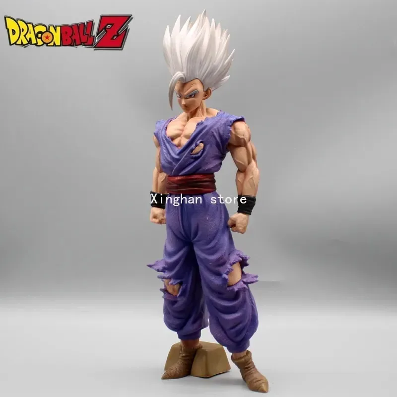 Аниме Dragon Ball Z Super Great White God Beast Gk Gohan Goku Saiyan Фигурка Модель Statua Коллекция Орнамент