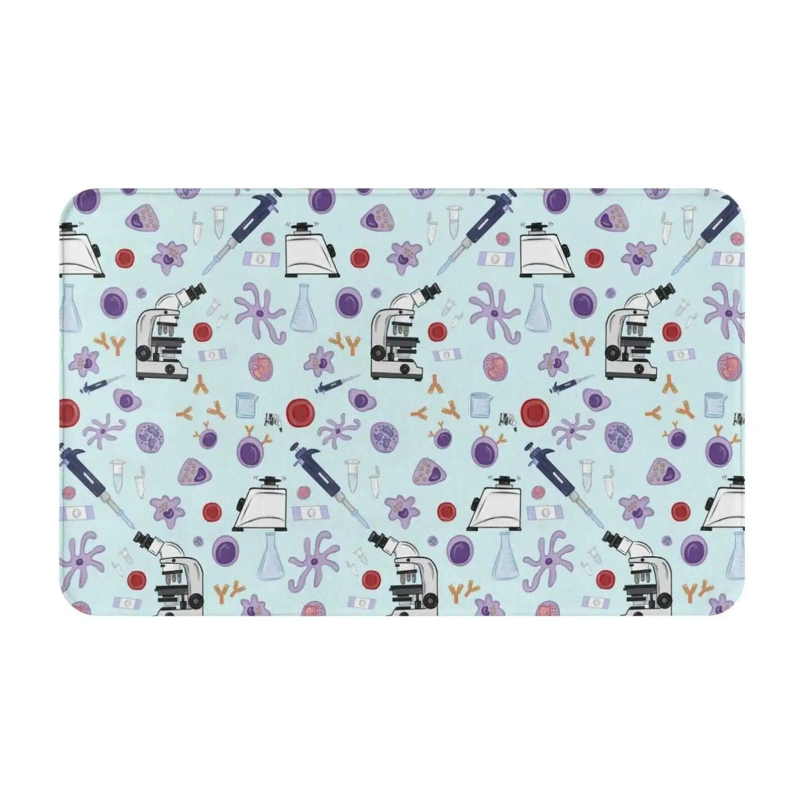 Наука! Мягкий коврик для дома и автомобиля двери научные иммунологии иммунные