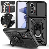 slide camera protect shockproof armor case for xiaomi 11t poco f3 x3 for redmi note 11 10 9 pro 9a 9c magnetic holder ring cover