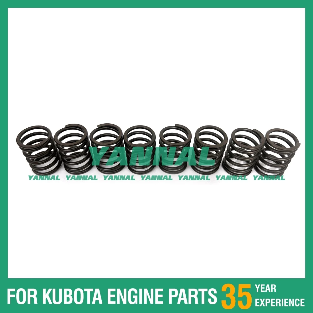 Новые 8 шт. пружины клапана для двигателя Kubota V2203 V2403