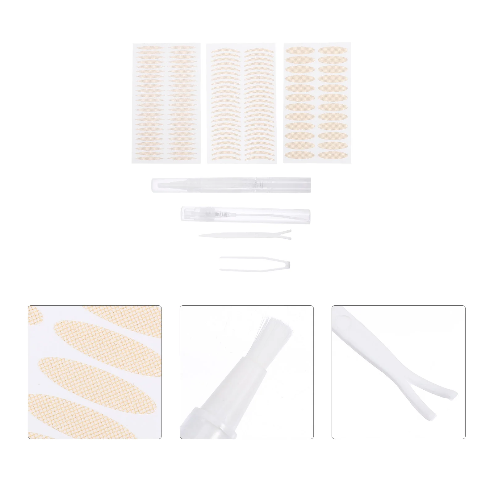 

Eyelid Tape Sticker Lift Strip Eye Strips Instant Double Stickers Lid Lace Natural Adhesive Self Correcting Makeup Fiber