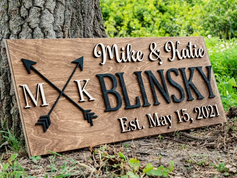 

Engagement Gifts Personalized Wedding Gift Bride to be Gift Gift for Couple Wedding Decor Wood Sign Gift for Him Gift for Her