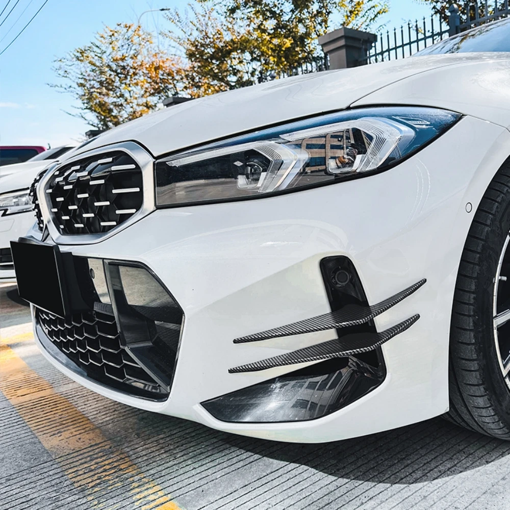 Для BMW 3 серии G20 G21 G28 LCI M Sport 318i 320i 330i M340i 2022-2024+ Передний бампер Боковой разветвитель
