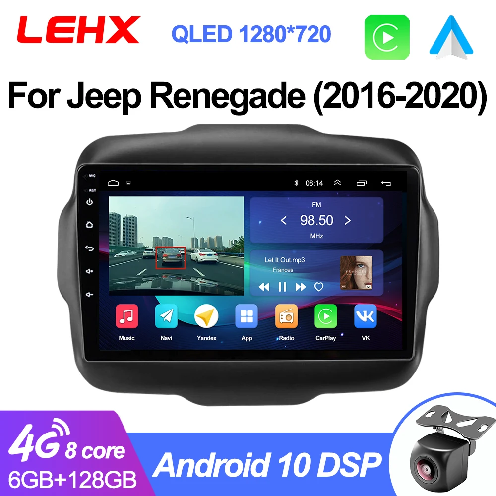 LEHX 6Pro 4G LTE DSP автомобильный радиоприемник Android Авто Видео мультимедийный плеер для