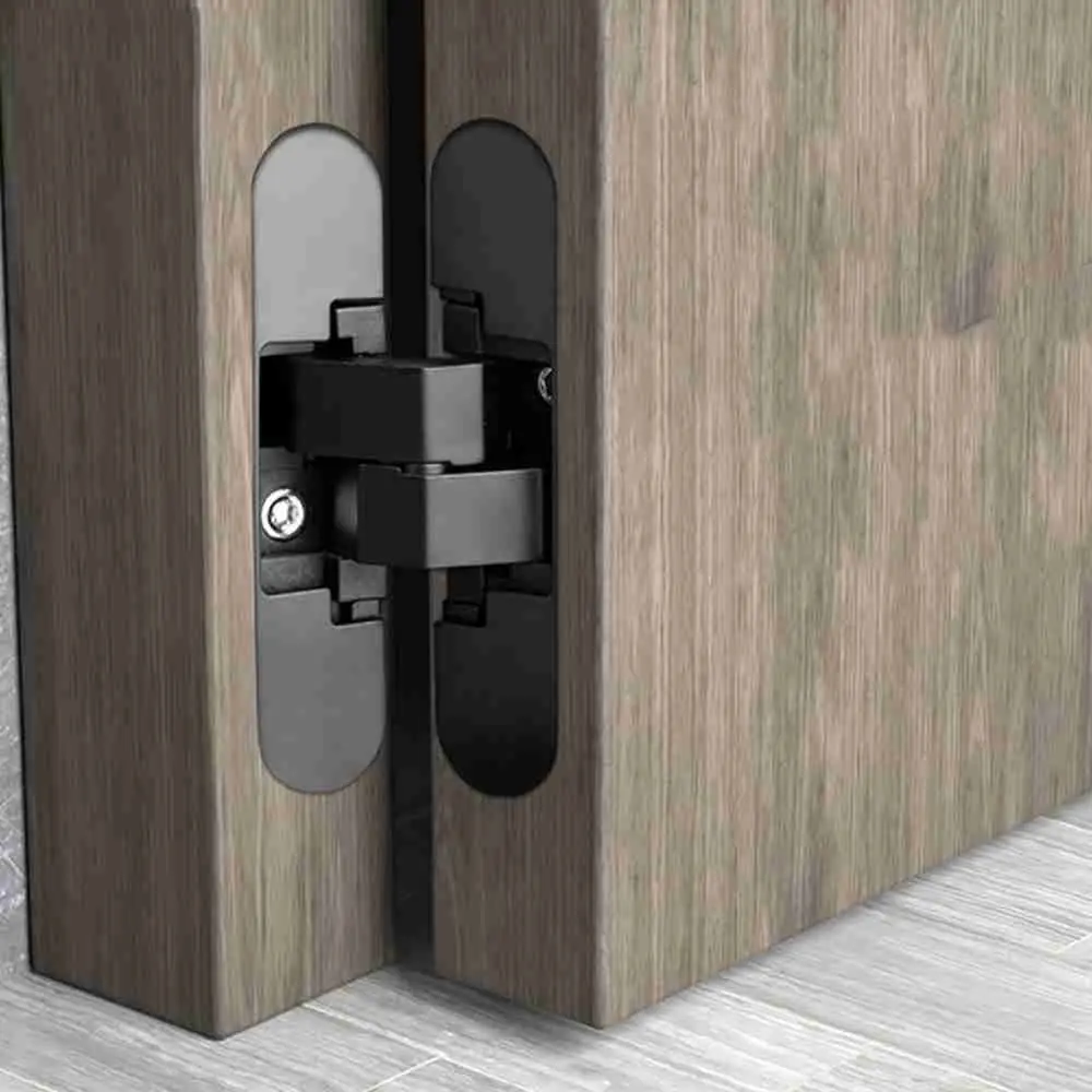 

Hardware Stainless Steel Concealed Invisible Window Accessories Hidden Hinges Cross Door Hinge Furniture Supplies