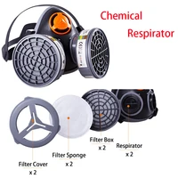 half facepiece reusable respirator labor insurance supplies reusable shield for painting sanding polishing spraying and work