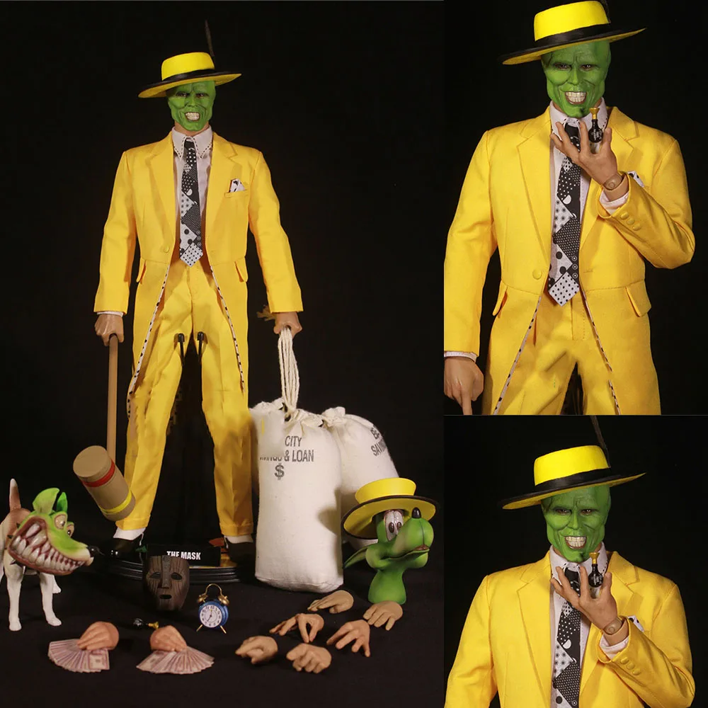 

DARK TOYS DTM001 1/6 Jim Carrey Classic Magical Comedy Movie With Dog Deluxe Model 12" Action Figure Model Best Holiday Gifts