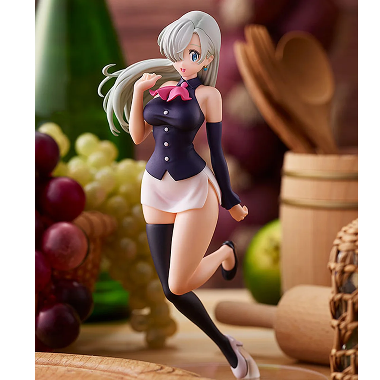 In Stock Gsc Seven Deadly Sins Elizabeth Liones Black Silk Stockings Japan Anime Figure Toy Figural Periphery Ornament Model Toy