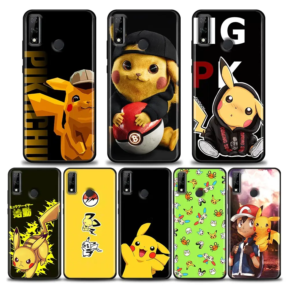 

Cute Pikachu Of Japanese Phone Case for Huawei Y6 Y7 Y9 2019 Y5p Y6p Y8s Y8p Y9a Y7a Mate 10 20 40 Pro RS Silicone Case Pikachu