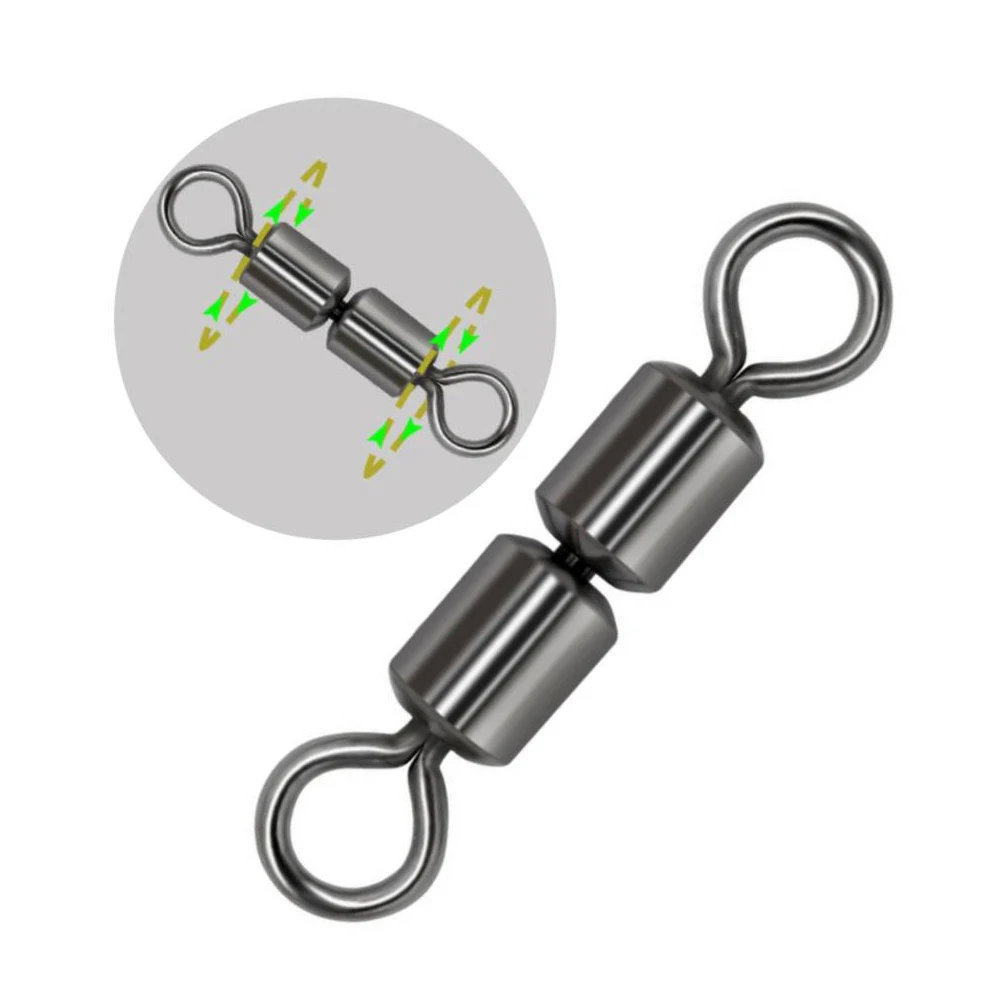 50 шт. рыболовные Вертлюги ORJD Из Нержавеющей Стали |