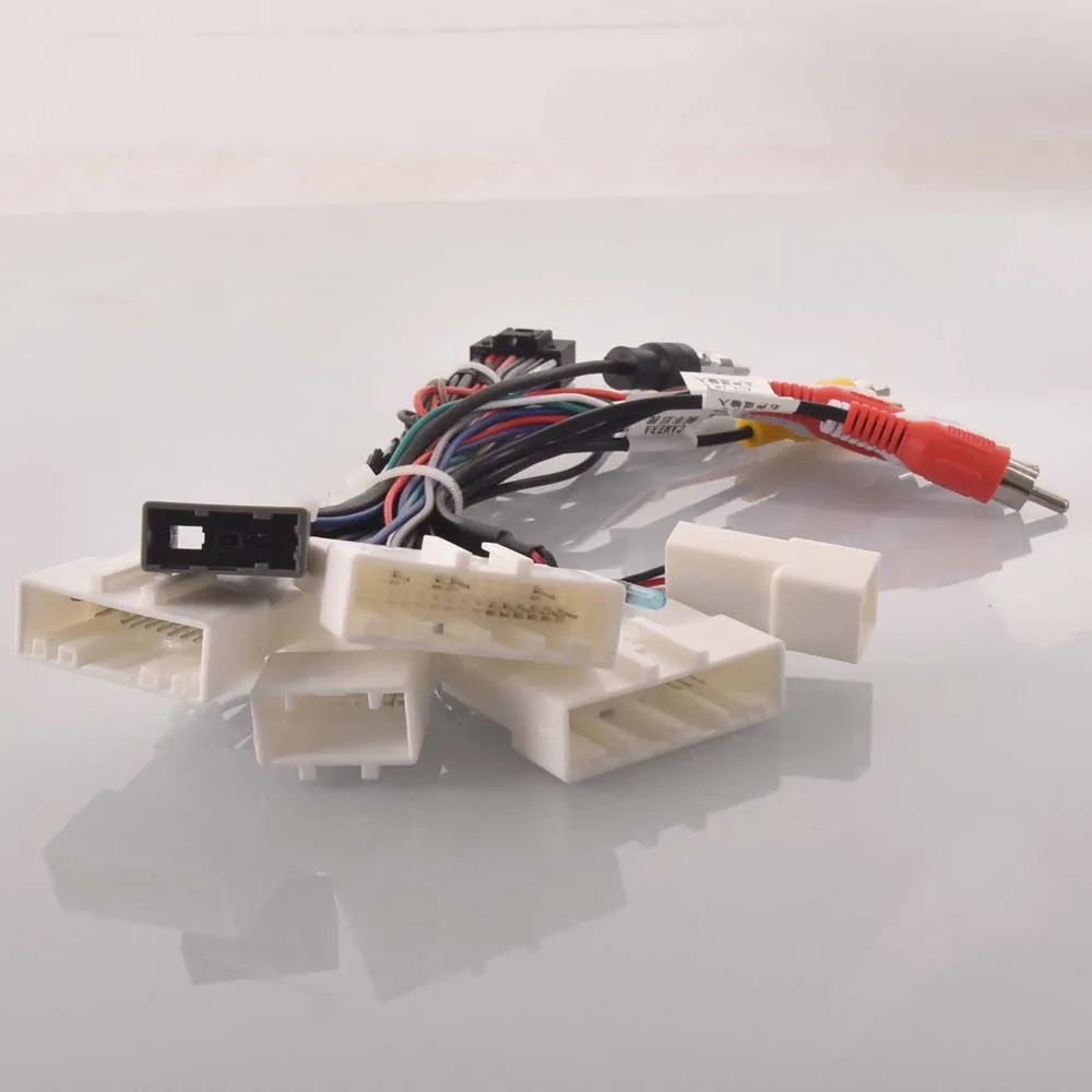 

Автомобильный стерео жгут проводов, кабель-адаптер Android 16pin для Nissan Juke Altima Sunny Teana Qashqai Xtrail Tiida bluebird