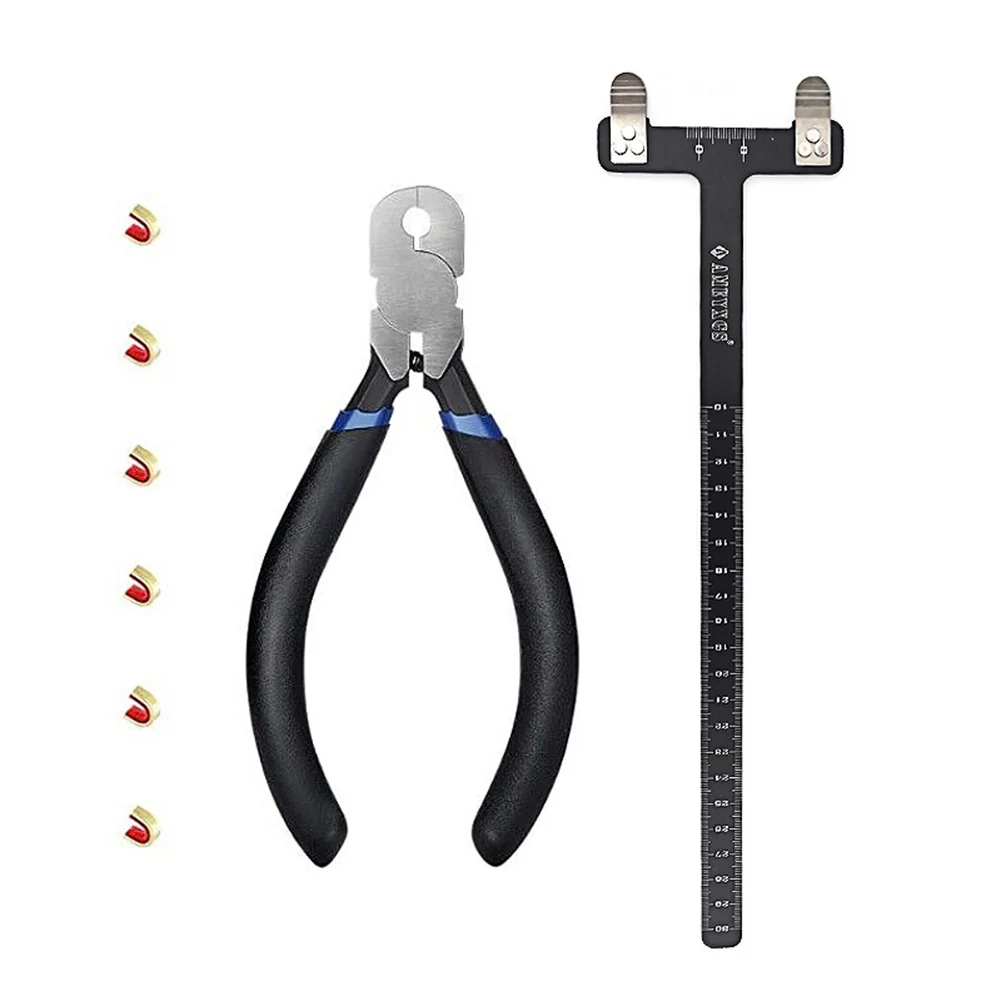 

Archery T Square Bow Archery T Square Bow Ruler + Nocking Buckle Pliers Set Compact and Lightweight Arrow Square Tool