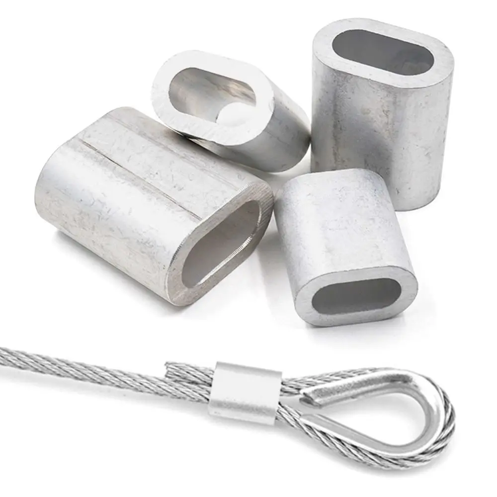 

Алюминиевые обжимные муфты для стальной проволоки M1-M12