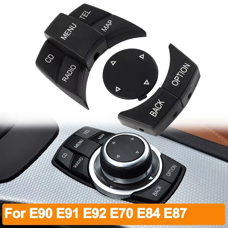 

Interior Car CIC Idrive Multimedia Button Menu Button For-BMW X1 X5 X6 E-Series E87 E90 E91 E92 E60 E84 E70 E71 E72