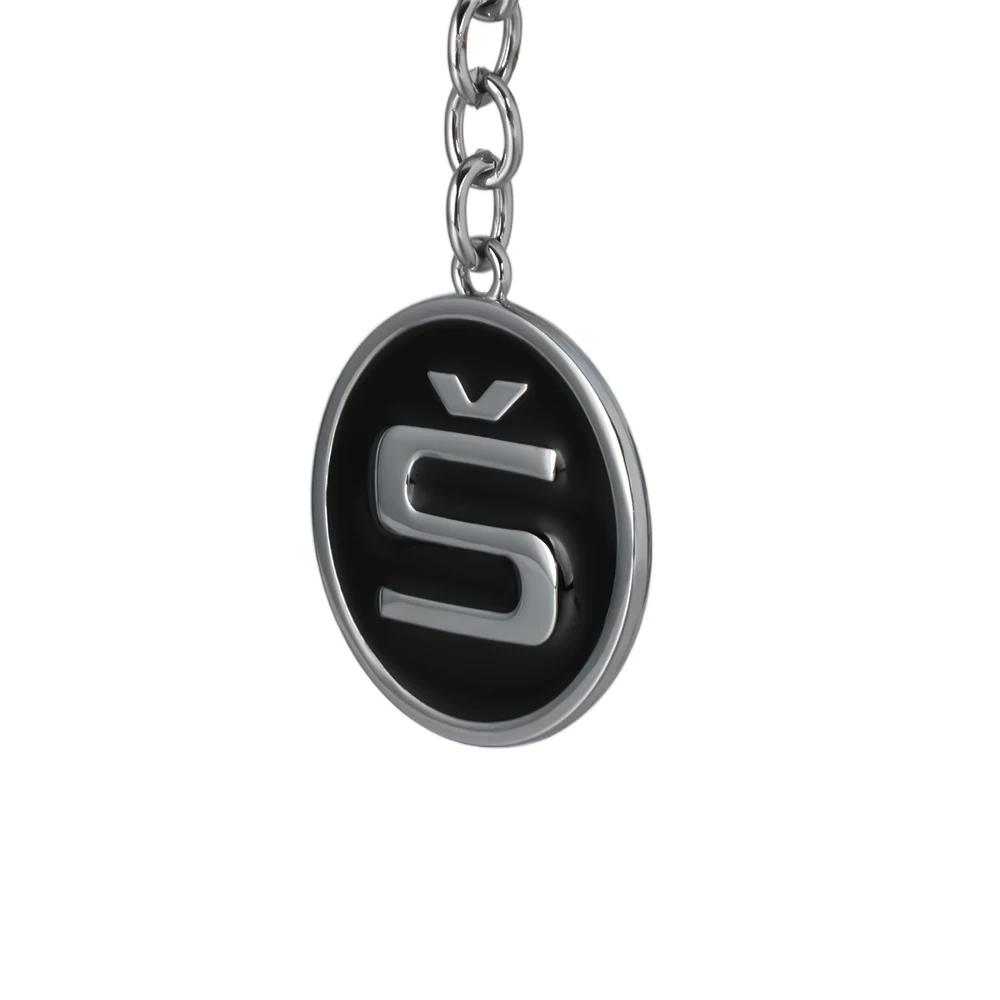 Автомобильный брелок с металлическим кольцом для ключей украшение Skoda Octavia Kodiaq