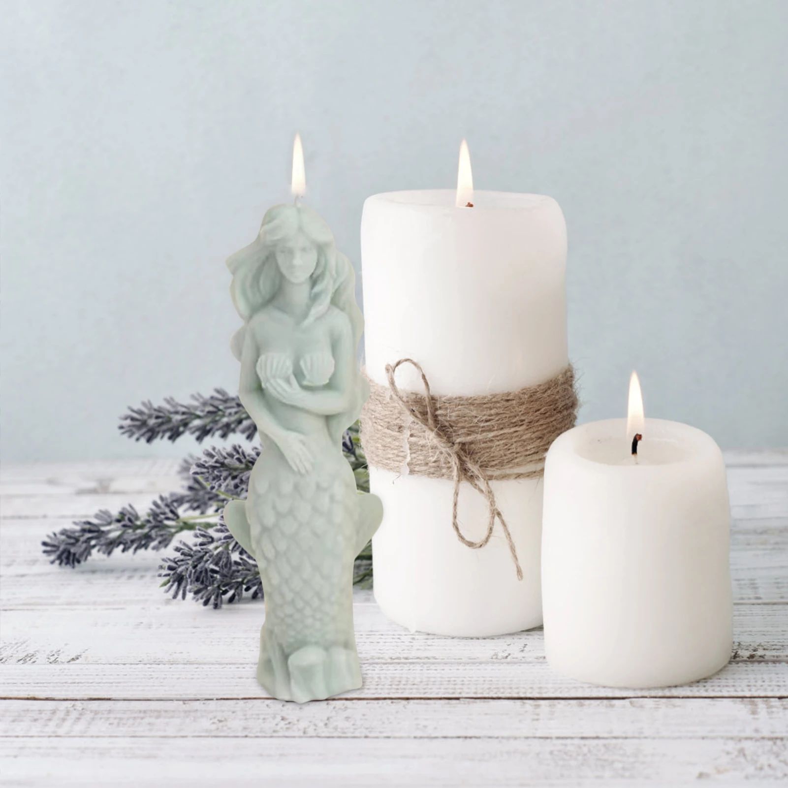 

Mermaid Mould Mermaid Design Silicone Soap Mold Handmade Silicone Mould For Soap Candle Chocolate Candy Silicone Molds For Soaps