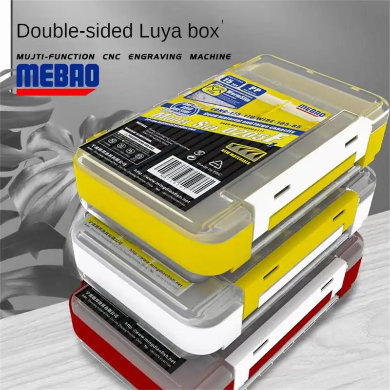 

Multi-functional Double-layer Accessories Storage Box Fishing Hard Bait Box Double-sided Waterproof Lure Box