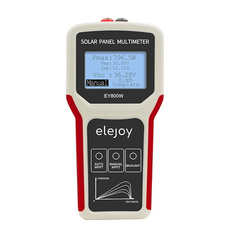 

MPPT Multimeter Upgrades Handheld Portable Photovoltaic Panel Power Supplys Multimeter Auto Manual MPPT Detection