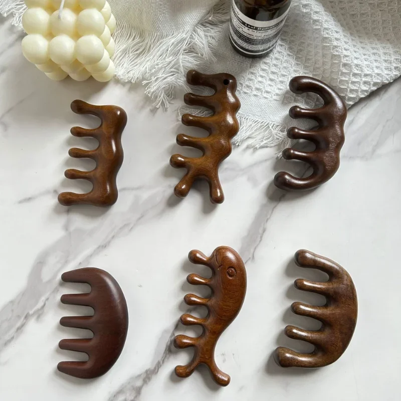 

Массажная головка из сандалового дерева для шеи и глаз