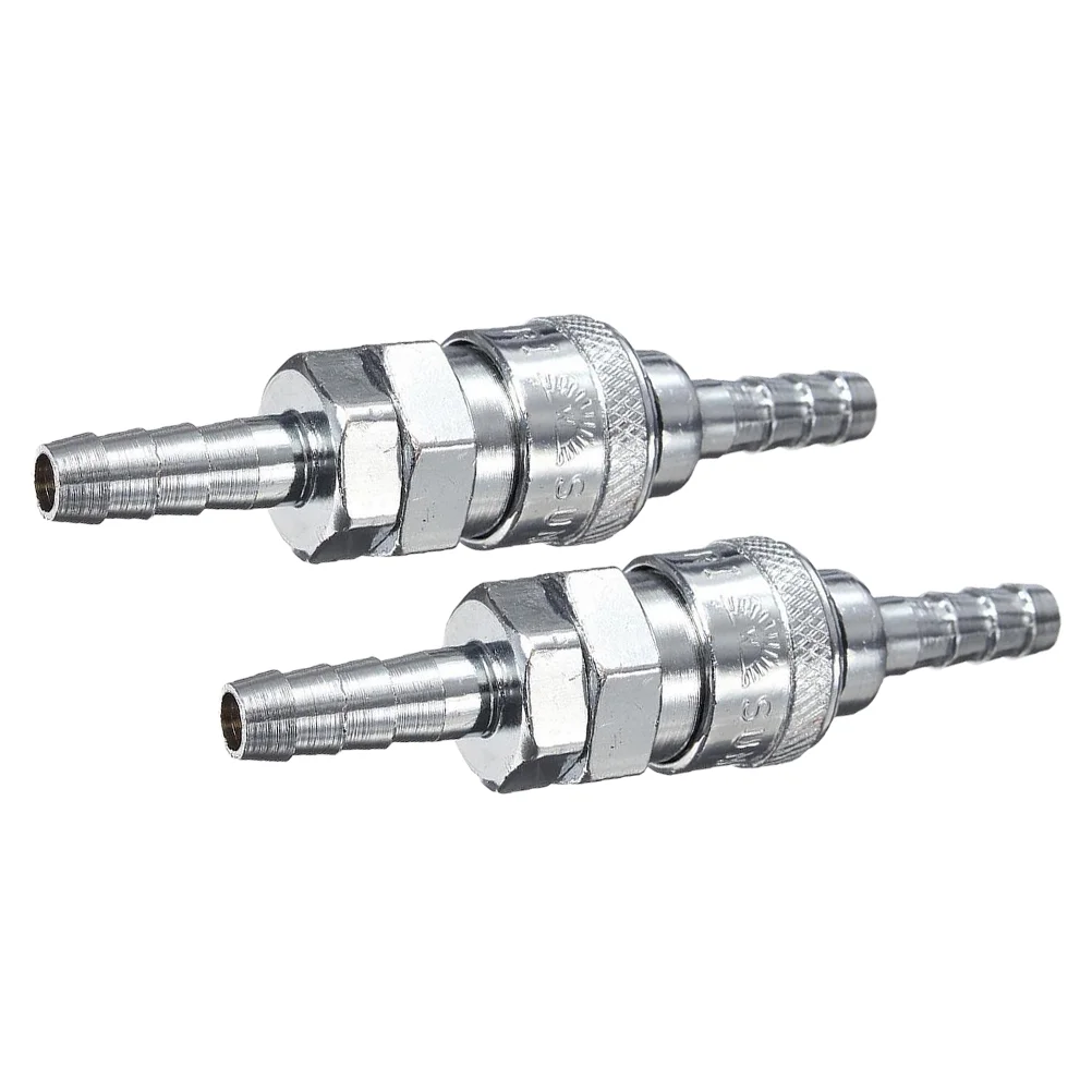 

2 PCS Mini Screw Pneumatic Tube Nozzles 8(20)mm SH PH Quick Fitting Connectors for Air Hose Tube Compressor (Silver)