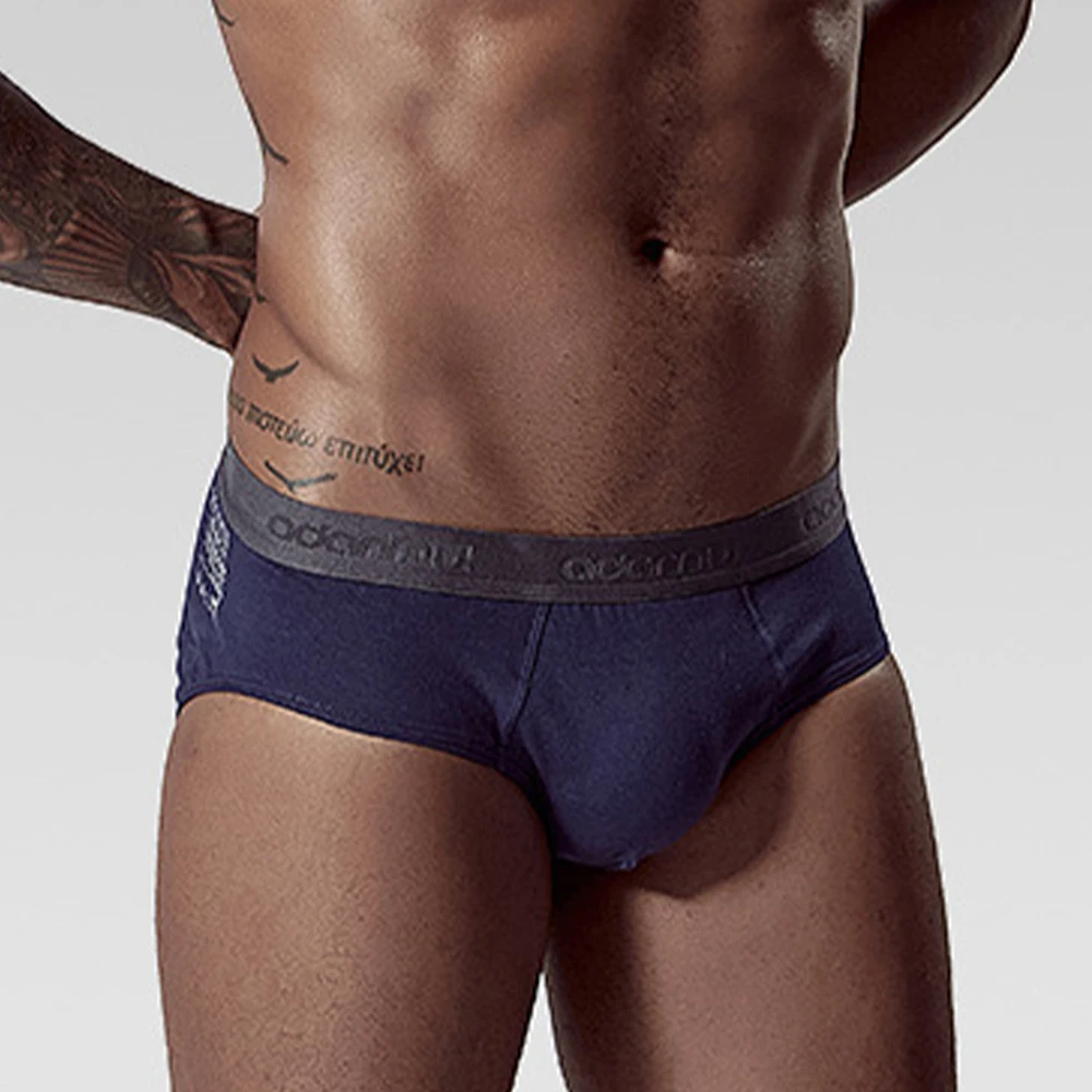 

Mens Briefs Breathable U Convex Pouch Lingerie Underpants Sexy Soft Underwear Shorts Elasticity Male Quick Dry Panties 2022