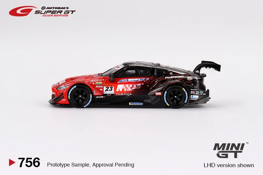 МИНИГТ 1: 64Z GT500 # 23 Модель автомобиля AUTECH Z NISMO 2023.