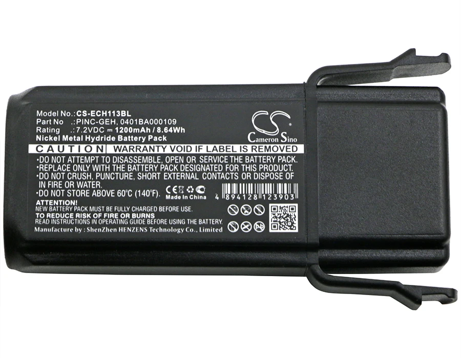 

Cameron Sino 1200mAh Battery PINC-GEH for ELCA CONTROL-GEH-A, GEH-D, Techno-M, GENIO-M, GENIO-PUNTO, Sfera, Genio-Silux,PINC-GEH