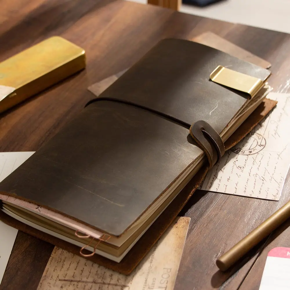 

Diary A6 Book Mini Traveler's Leather Cowhide Notebook School Stationary Vintage Journal Traveler A5 Note A7 Handmade