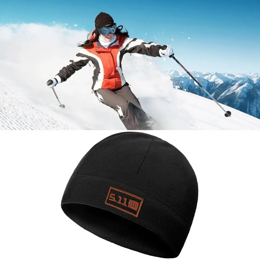 

Fashion Dome Beanies Cap Single Layer Protect Head 5 Colors Knitted Fleece Women Men Winter Warm Hat