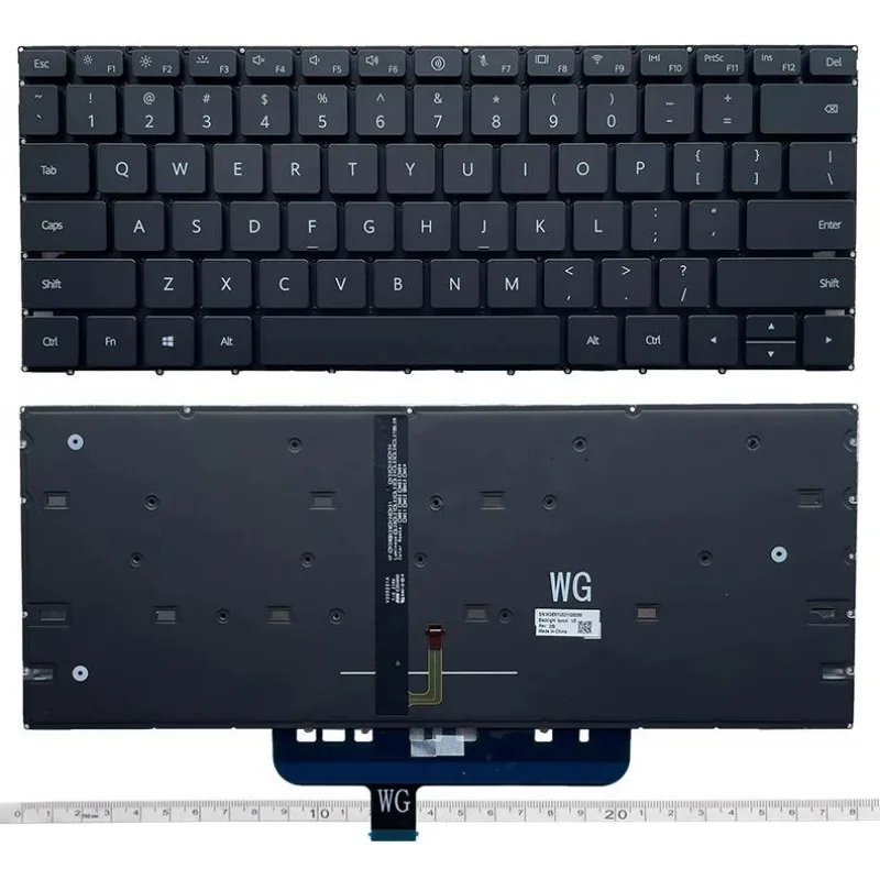 Фото Новая клавиатура для Huawei MateBook 16S CREF-16 CREFG-16 32 MRG HKFG-16/32 с подсветкой (американская раскладка) №1
