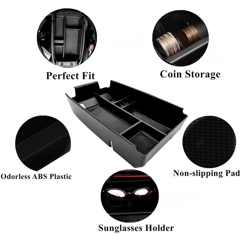 Центральная консоль Органайзер лоток для 2020 2021 Ford Escape ящик хранения в