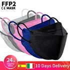 3d-маска для рыбы CE ffp2mask, 4-слойная респираторная маска FFP2 для взрослых, многоразовый фильтр KN95, FFP 2 FFPP