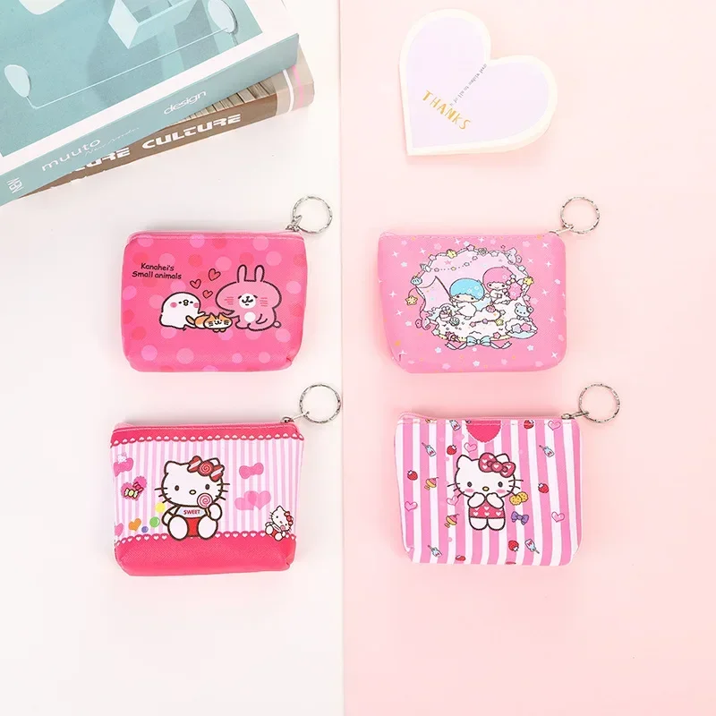 Кошелек Hello Kitty кошельки Мультяшные животные ПУ мелодия симпатичный кошелек
