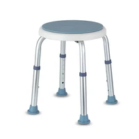 Rotatable stool Non-slip Bath Chair Gears Height Adjustable Pregnant woman Elderly Bath Tub Shower Chair Seat Safe Bathroom