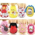 Зимняя одежда для собак с мультяшным принтом, одежда для собак, куртка для маленьких собак, чихуахуа, французского бульдога, Костюм Тедди, одежда для домашних животных