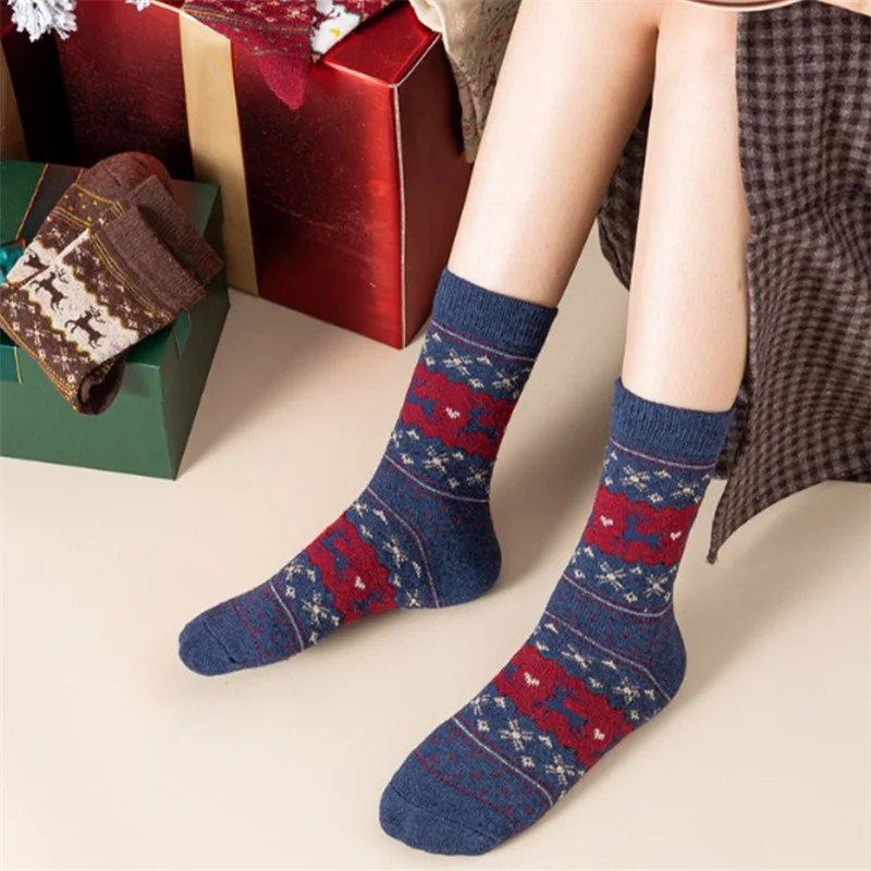 Носки женские рождественские 5 пар