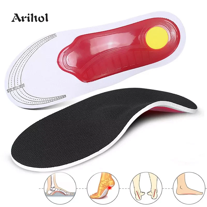 

Arihol Arch Support Insole for Flat Feet Men Women Orthopedic Shoe Pad O/X Leg Correction Foot Pain Relief Inner Sole for Shoes