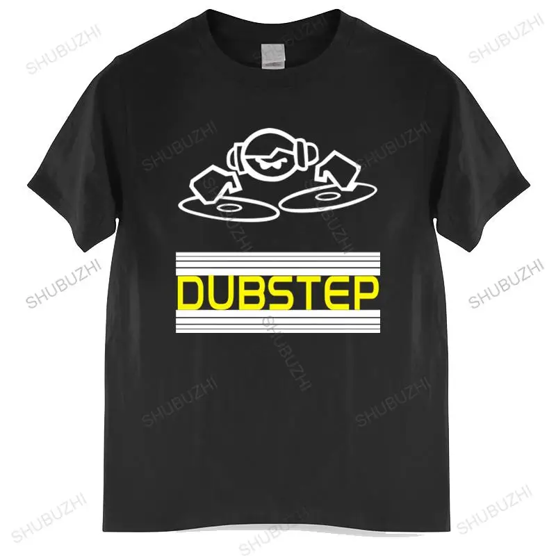

Мужская футболка с круглым вырезом, модная брендовая футболка, черная новая футболка для DJ DUBSTEP, европейские размеры