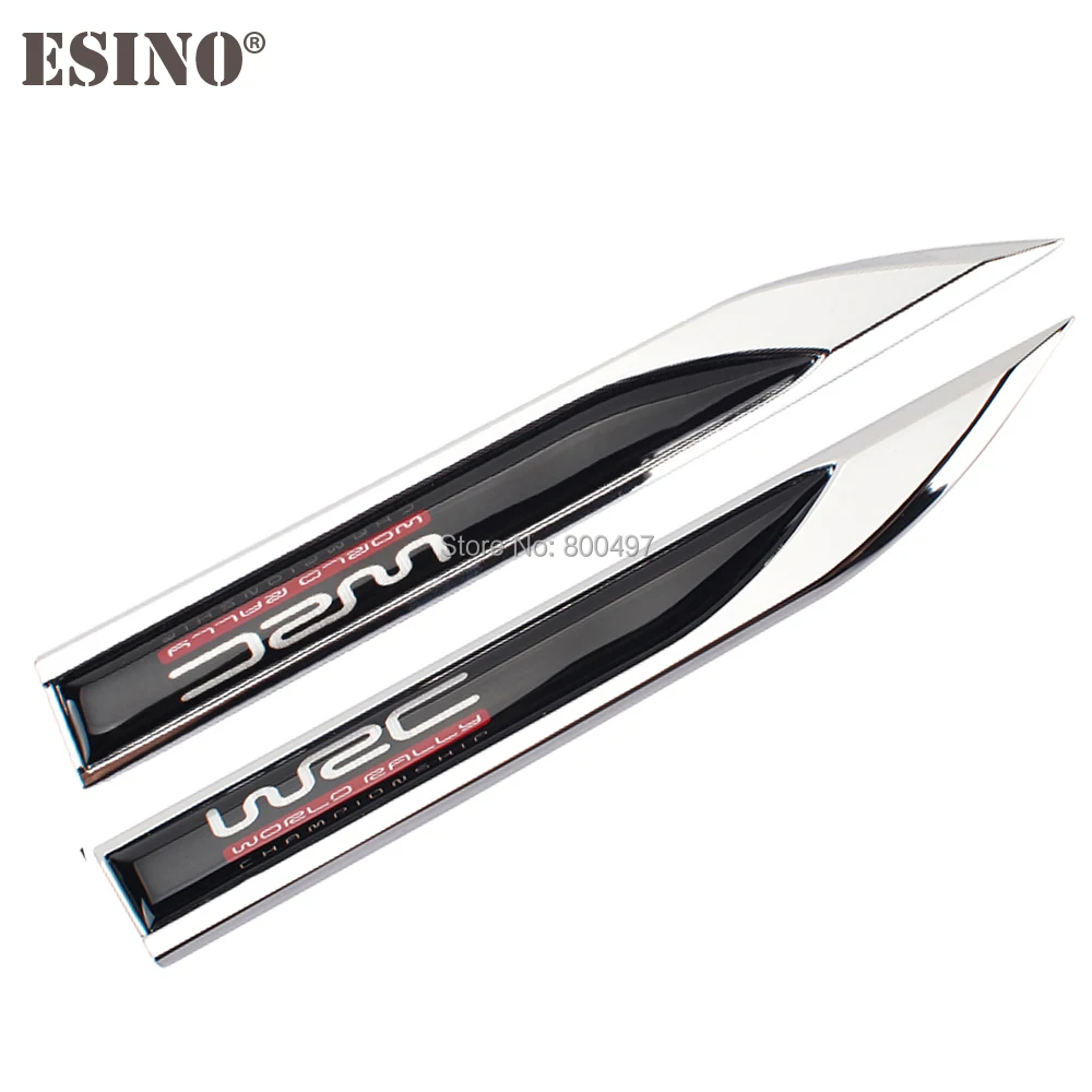 

60 x CarFender, боковые металлические, хромированные, строительные 3D наклейки, наклейки для WRC, FIA, чемпионат мира, ралли