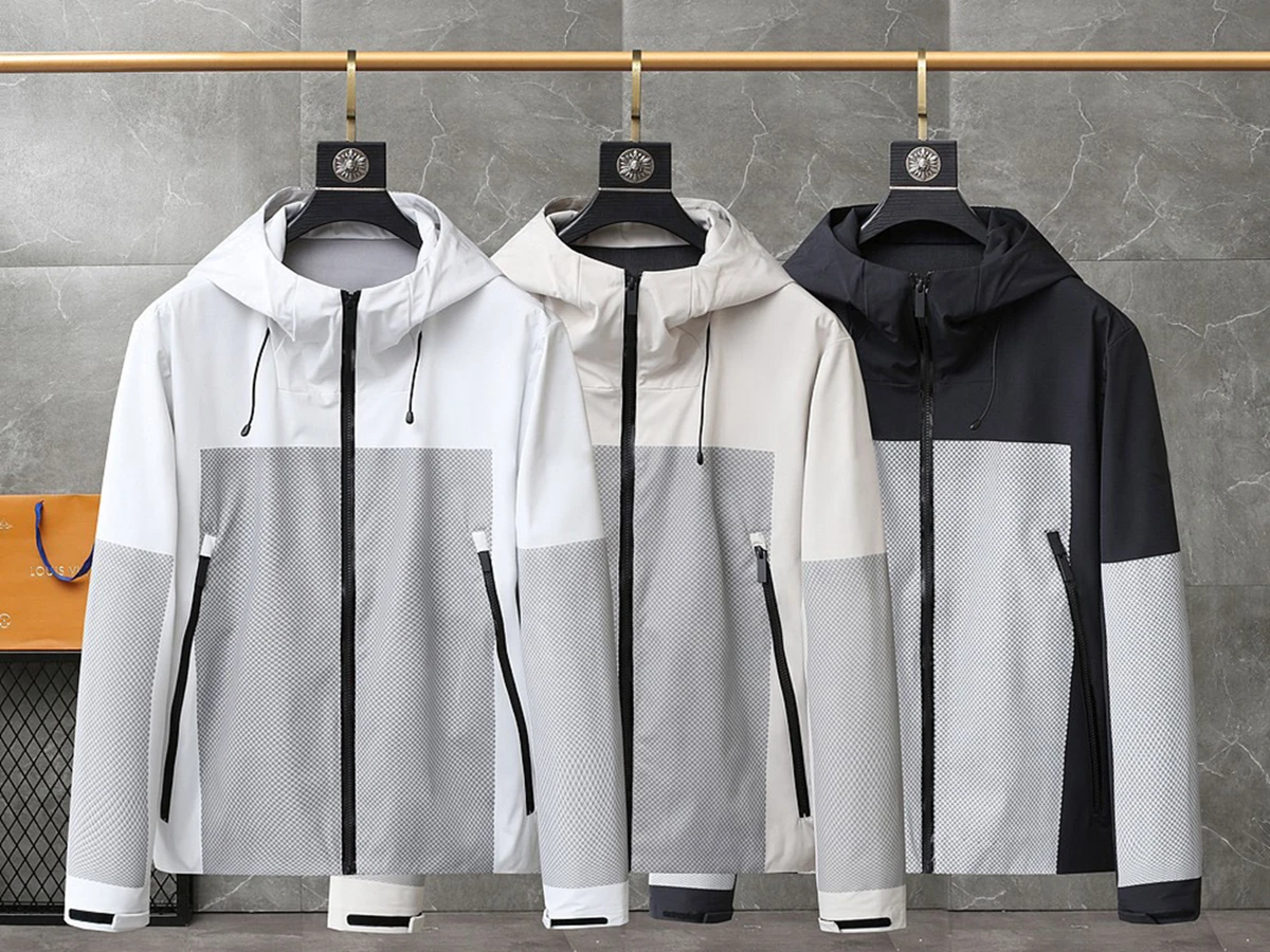

2023 Autumn And Winter New Men's Jacket Patchwork Design Fashion Hooded Jacket High Quality Fabric Outdoor Casual Hooded Coat