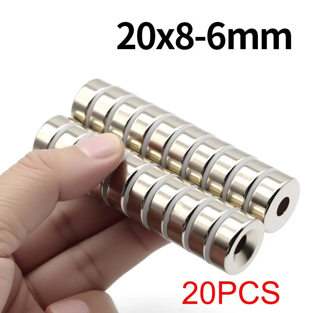 

Неодимовый магнит N35 20x8-6 мм