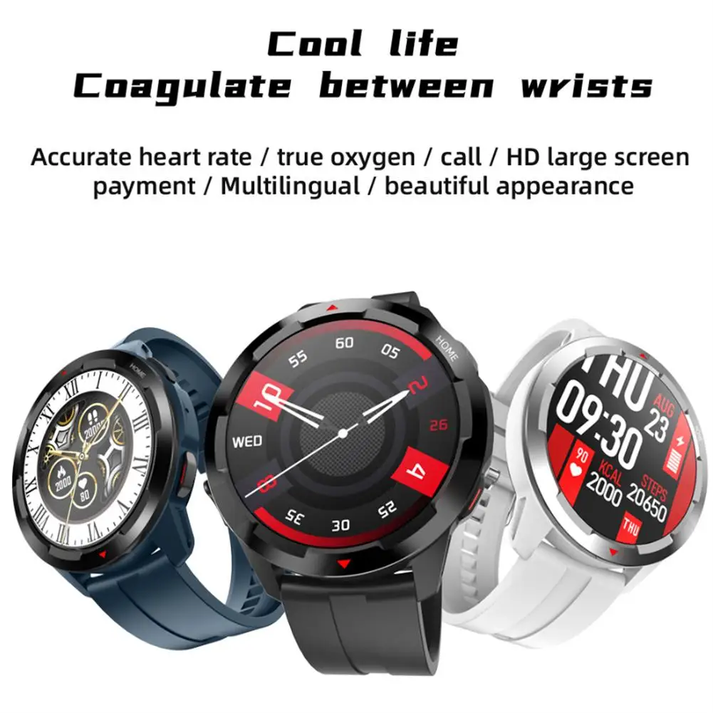 

Mt13 Smart Watch 1.32 Inch 360x360 Hd Screen Bluetooth-compatible Calling Blood Oxygen Heart Rate Monitoring Waterproof Bracelet