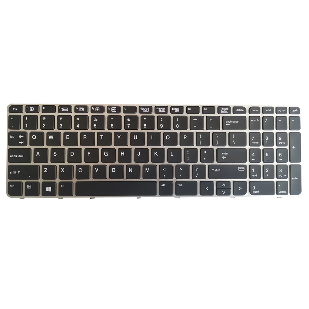 

Laptop Keyboard Replacement for HP EliteBook 755 G3 850 G4 Ultra-thin Keyboardist US Layout Replace Parts American Keypad