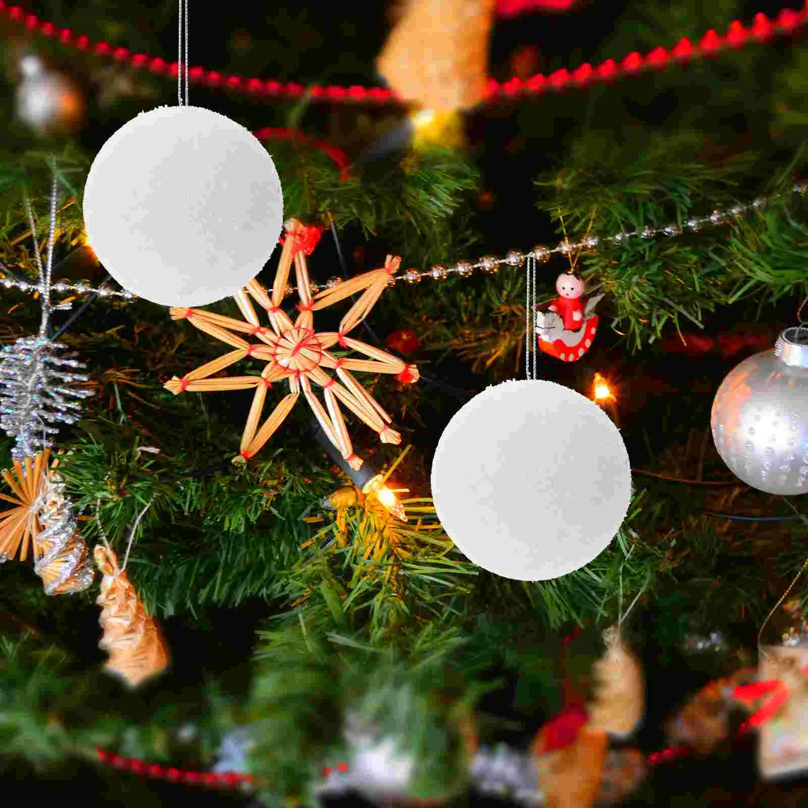 6 шт. моделирующие шары елочные украшения снежные мини-крафт снежный шар из