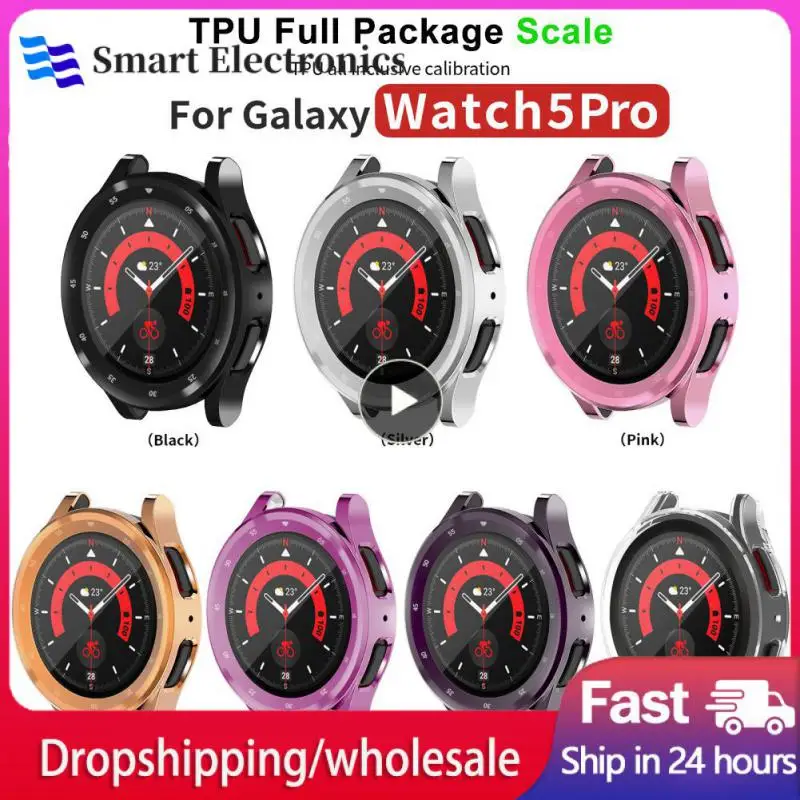 

Screen Saver Screen Protector Dustproof Pc Shell Screen Protector Electroplated Protective Sleeve Protective Case Watch Case