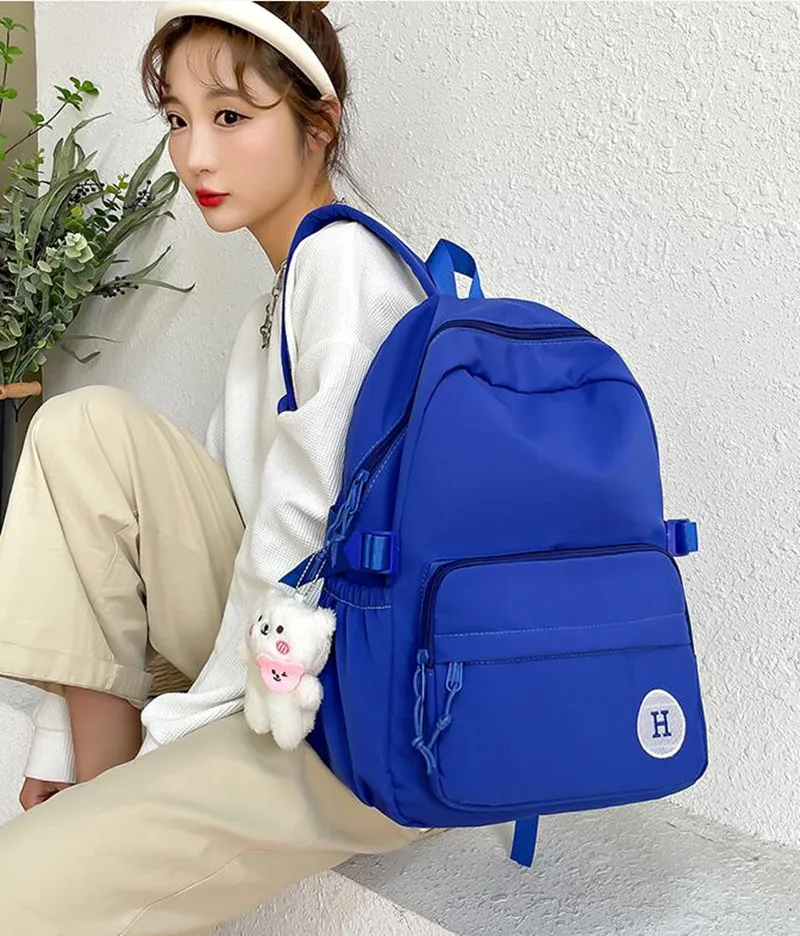 Schoolbag Female Junior High School Student New High School Student Computer Backpack Female Travel Large Capacity Backpack